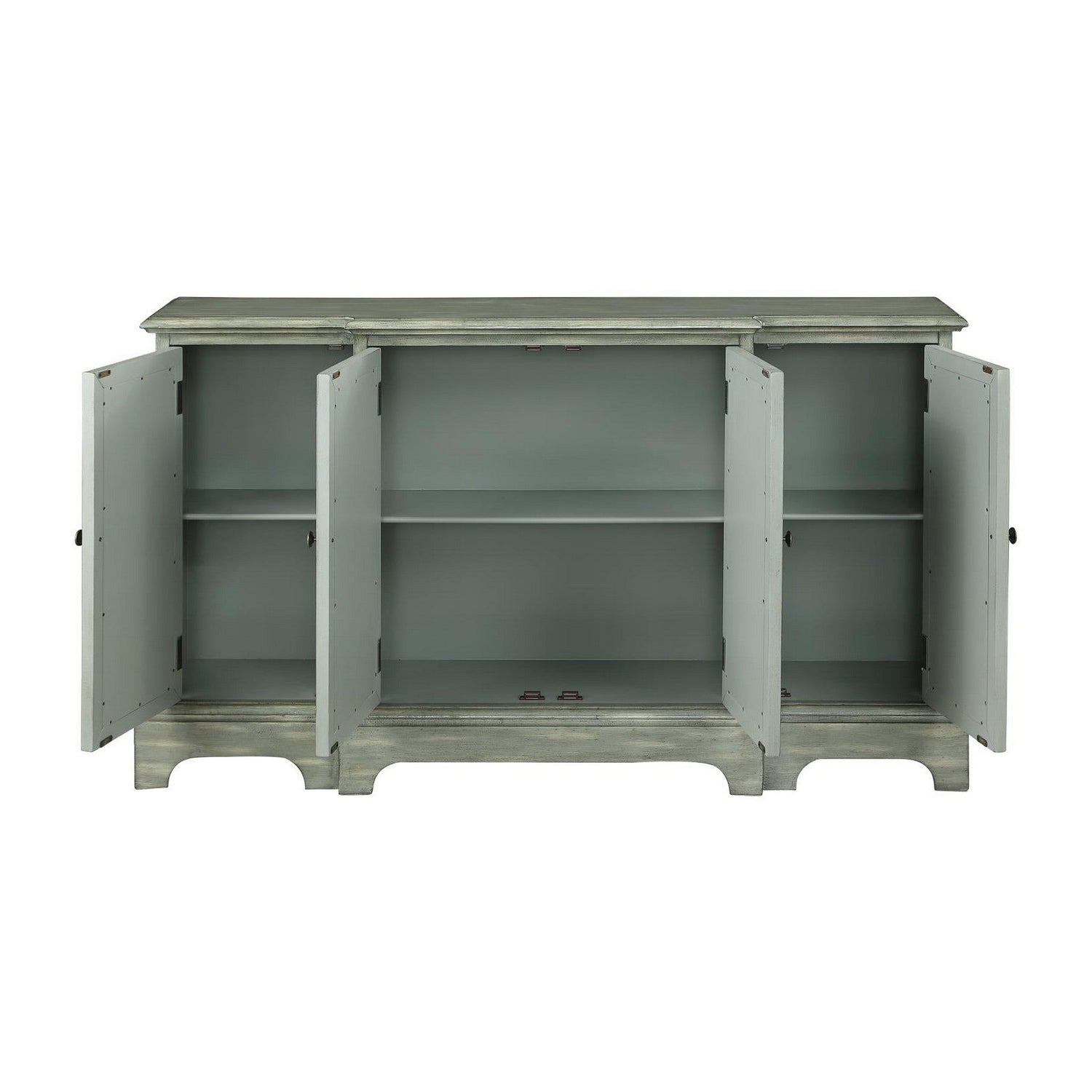 Erigeron 4-door Accent Cabinet Grey 950822