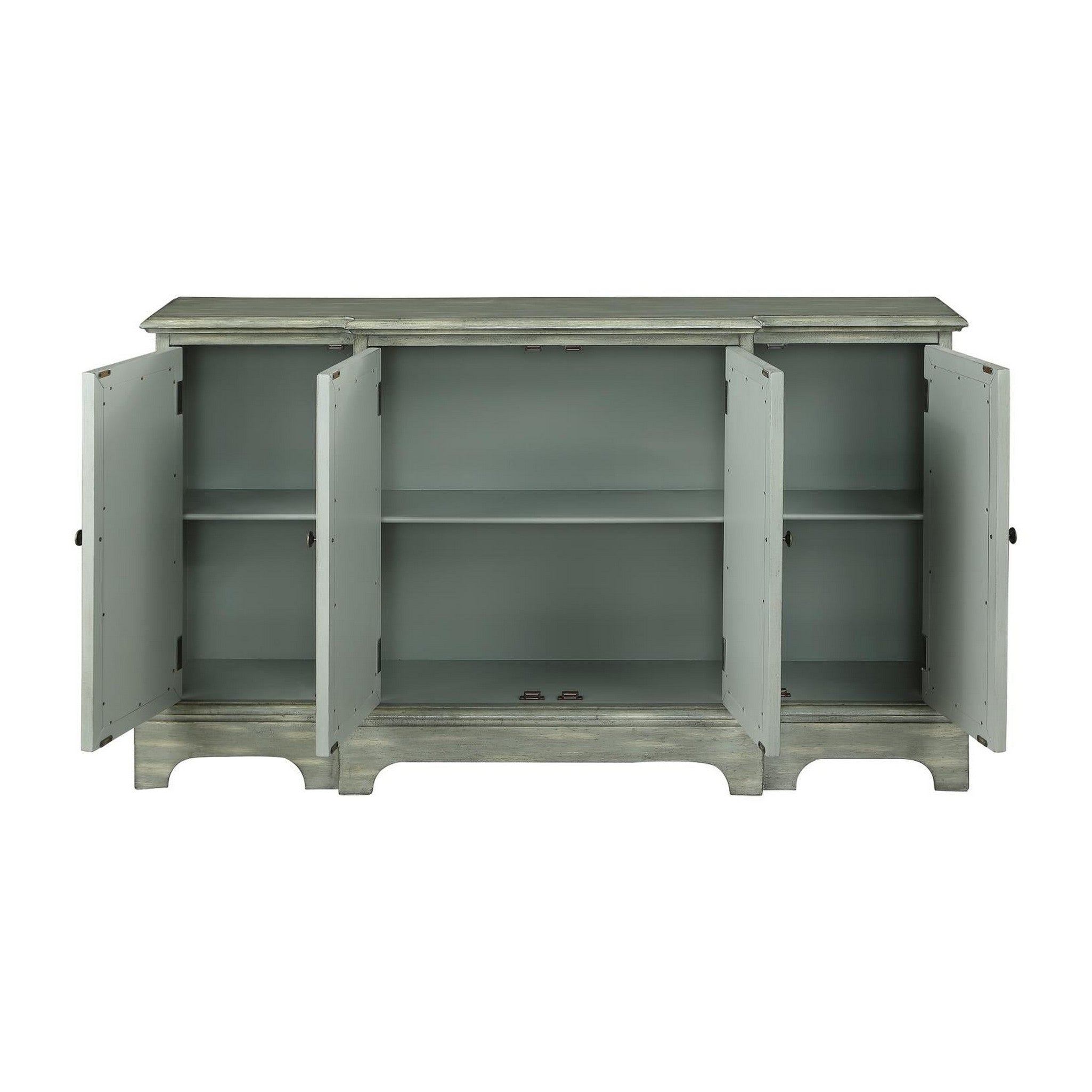 Erigeron 4-door Accent Cabinet Grey 950822