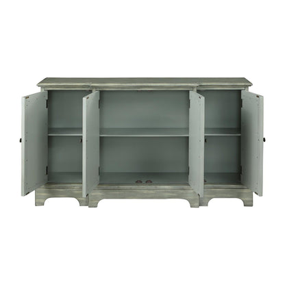 Erigeron 4-door Accent Cabinet Grey 950822
