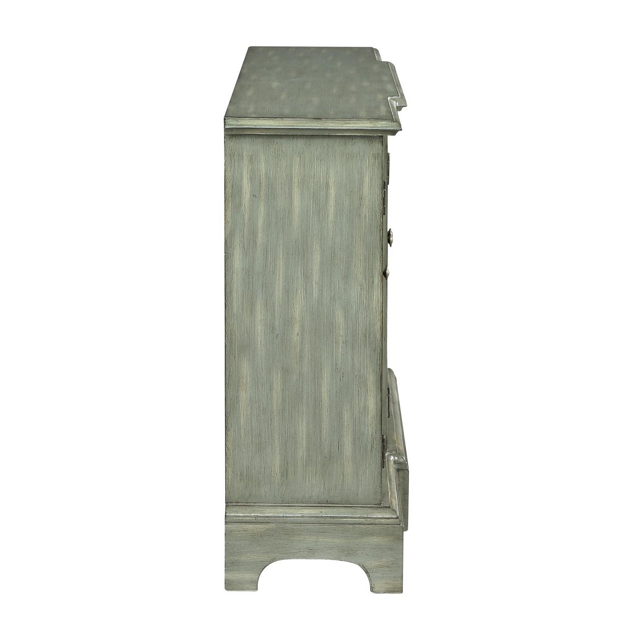 Erigeron 4-door Accent Cabinet Grey 950822