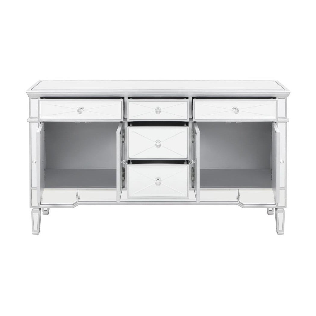 Duchess 5-drawer Accent Cabinet Silver 950849