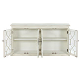 Kiara 4-door Accent Cabinet with Adjustable Shelves White 950859
