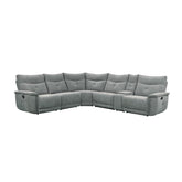 (6)6-Piece Modular Reclining Sectional 9509DG*6LRRR