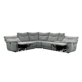 (6)6-Piece Modular Reclining Sectional 9509DG*6LRRR