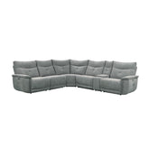 (6)6-Piece Modular Power Reclining Sectional with Power Headrest 9509DG*6LRRRPWH