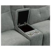 (6)6-Piece Modular Power Reclining Sectional with Power Headrest 9509DG*6LRRRPWH