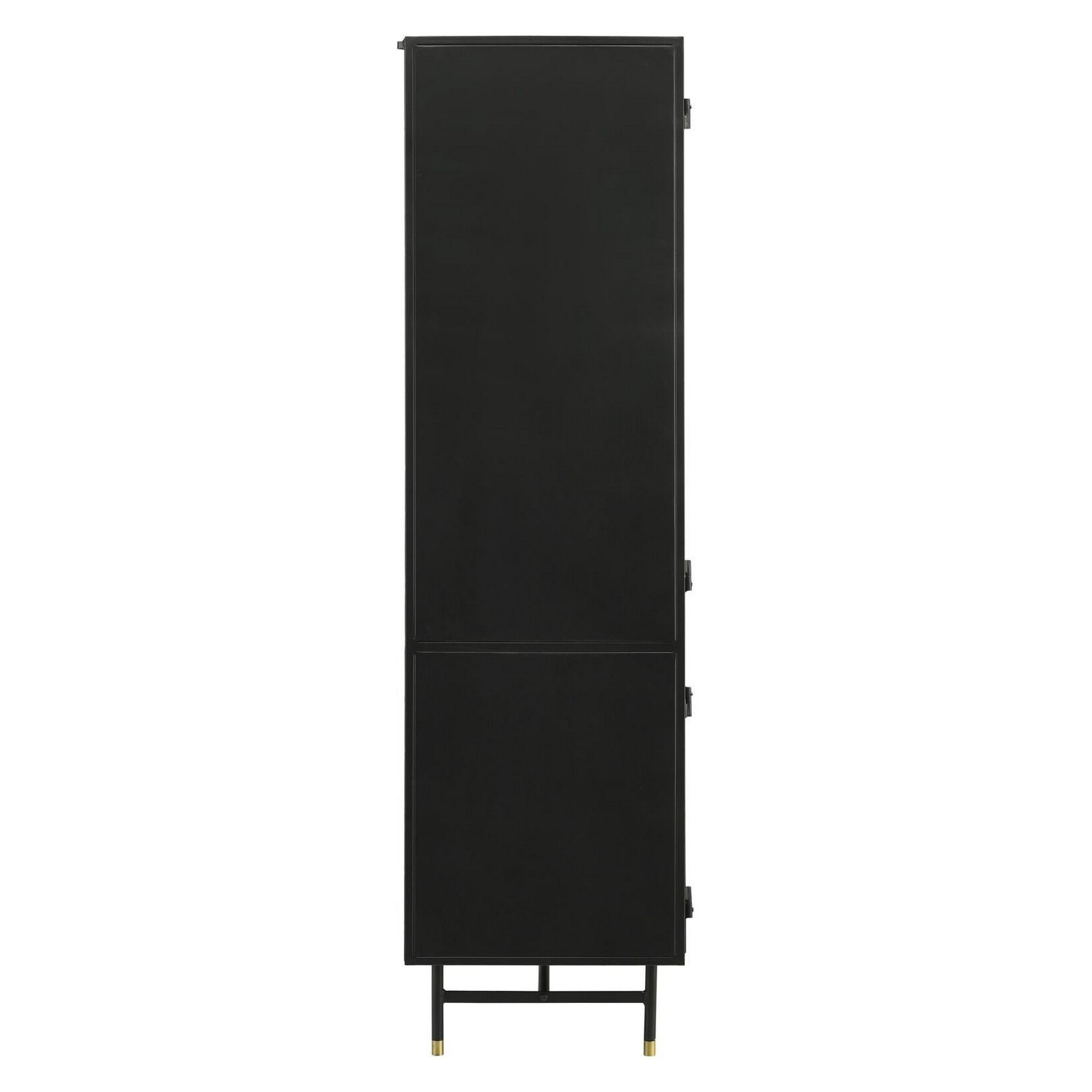 Santiago Rectangular 4-door Cabinet Matte Black 951134