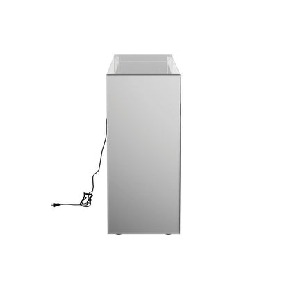 1-shelf Console Table Silver 951766
