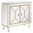 Lupin 2-door Accent Cabinet Mirror and Champagne 951854