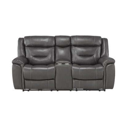 2PC SET: SOFA, LOVE 9528DGY*2PWH