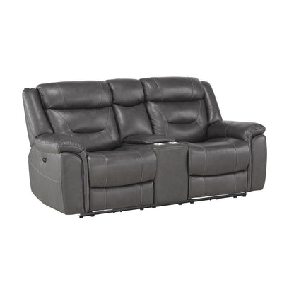 2PC SET: SOFA, LOVE 9528DGY*2PWH