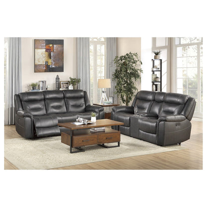 2PC SET: SOFA, LOVE 9528DGY*2PWH