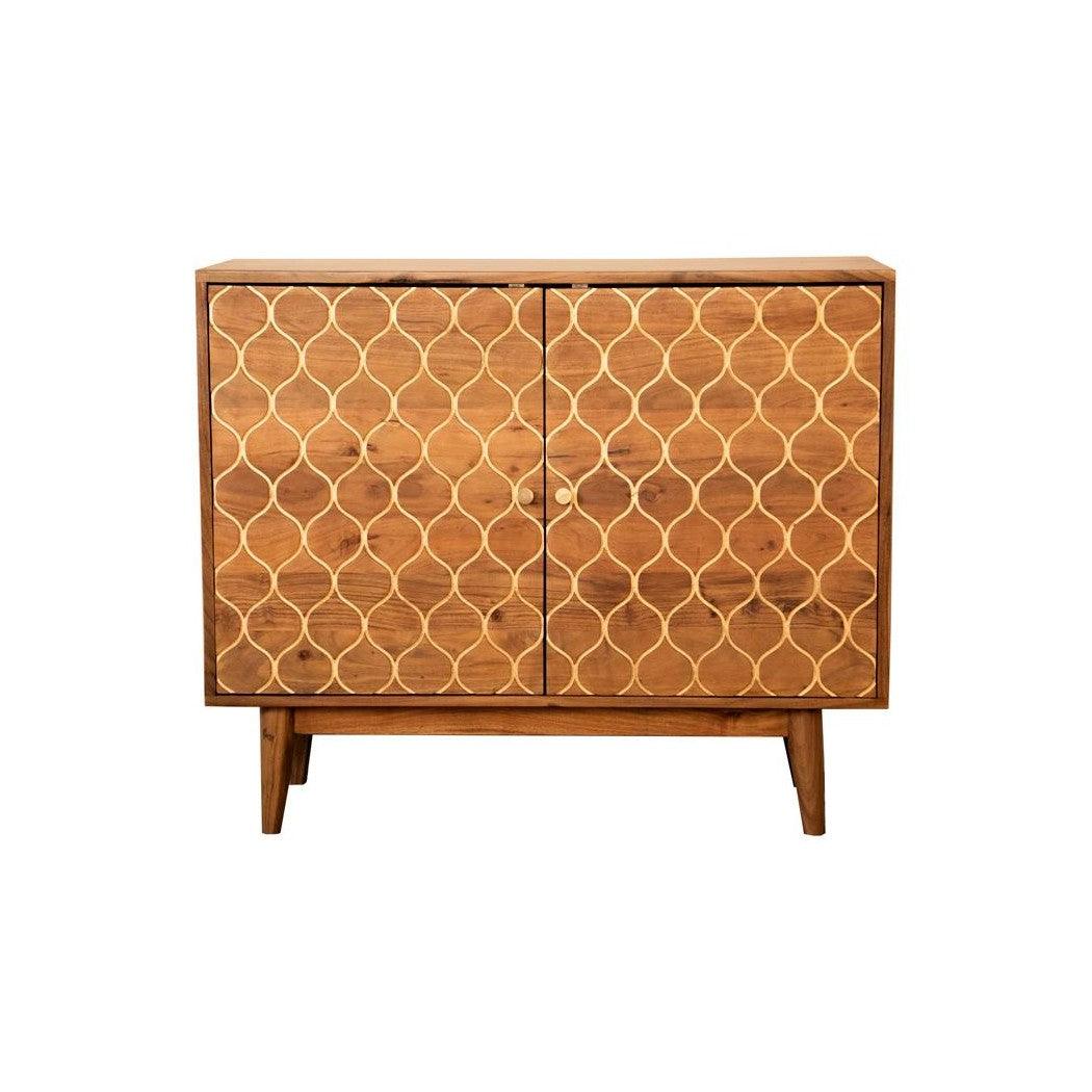 Lantana Rectangular 2-door Accent Cabinet Natural 953390