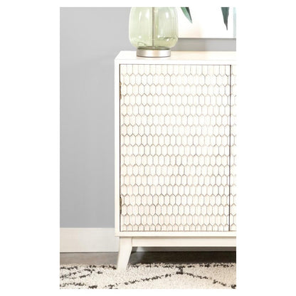 Gambon Rectangular 2-door Accent Cabinet White 953401