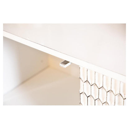 Gambon Rectangular 2-door Accent Cabinet White 953401
