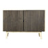 Ixora 2-door Accent Cabinet White Washed and Black 953430