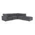 (5)5-Piece Modular Sectional with Ottoman 9546GY*5OT