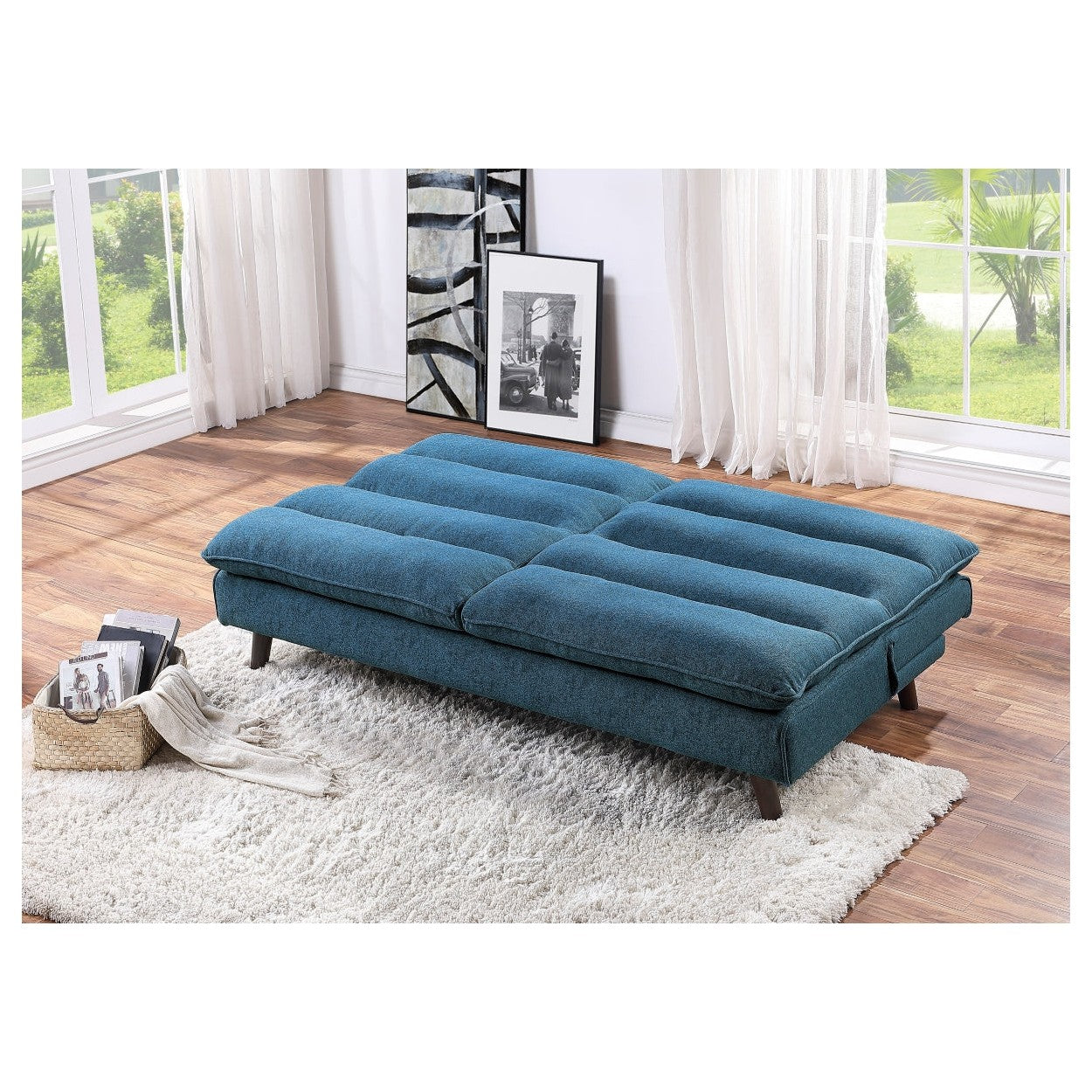 Elegant Lounger, Blue 9560BU-3CL