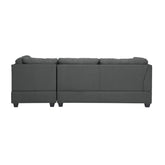 2PC SECTIONAL: L+R 9566DG*SC