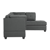 2PC SECTIONAL: L+R 9566DG*SC