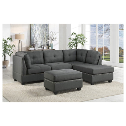 2PC SECTIONAL: L+R 9566DG*SC