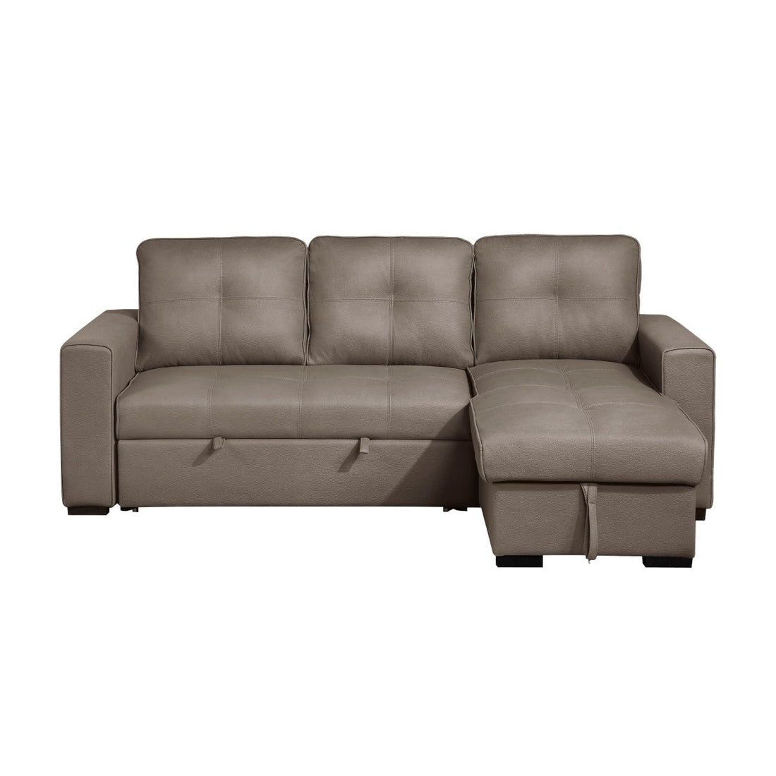 (2)2-Piece Reversible Sectional with Pull-out Bed and Hidden Storage 9569NFTP*SC