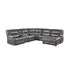 (6)6-Piece Power Reclining Sectional 9579GRY*6LRRCPW