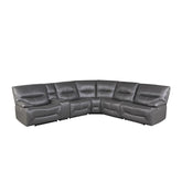 (6)6-Piece Power Reclining Sectional 9579GRY*6LRRRPW