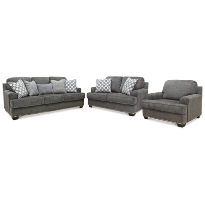 Locklin Sofa, Loveseat, and Chair Ash-95904U3