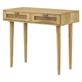 Zamora Rectangular 2-drawer Accent Writing Desk Natural 959575