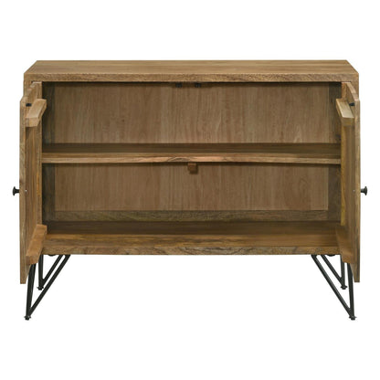 Eileen Rectangular 2-door Accent Cabinet Natural 959651