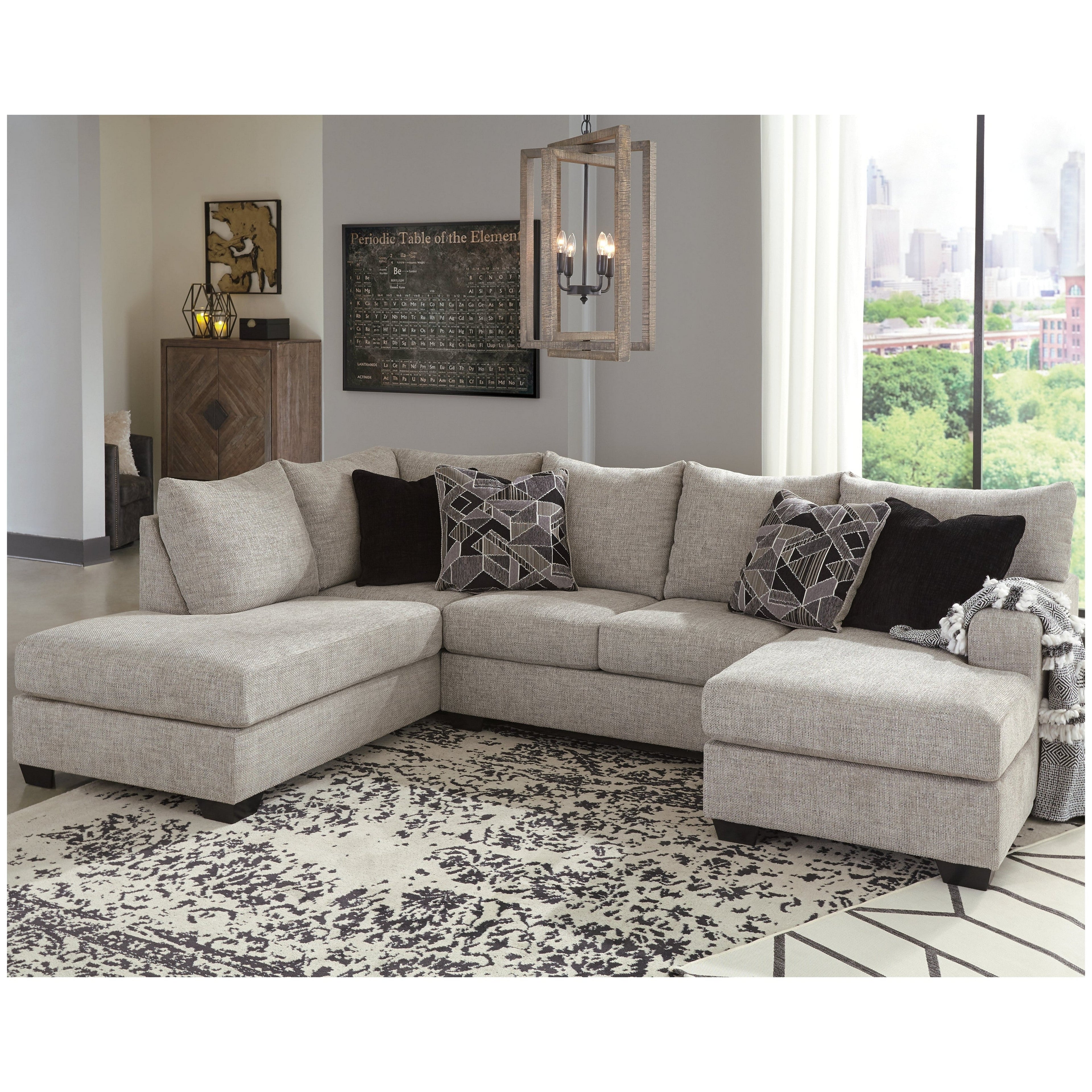 Megginson 2-Piece Sectional with Chaise Ash-96006S2