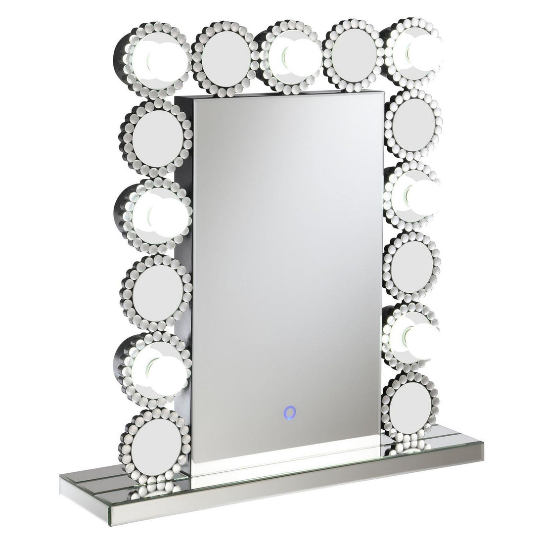 Aghes Rectangular Table Mirror with LED Lighting Mirror 961624