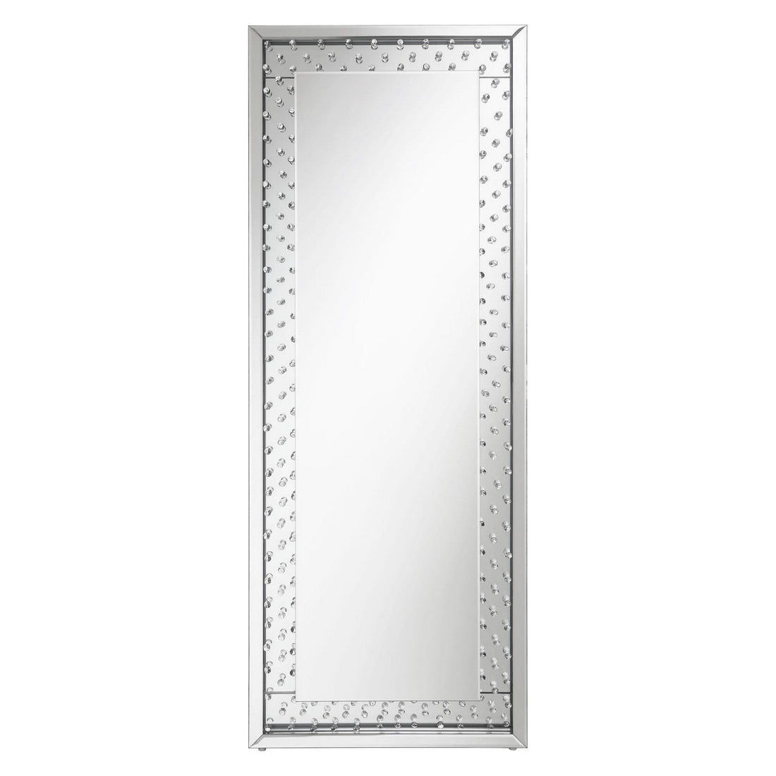 Yves Acrylic Crystal Inlay Floor Mirror 961637