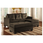 OTTOMAN, MICROFIBER 9789CF-4