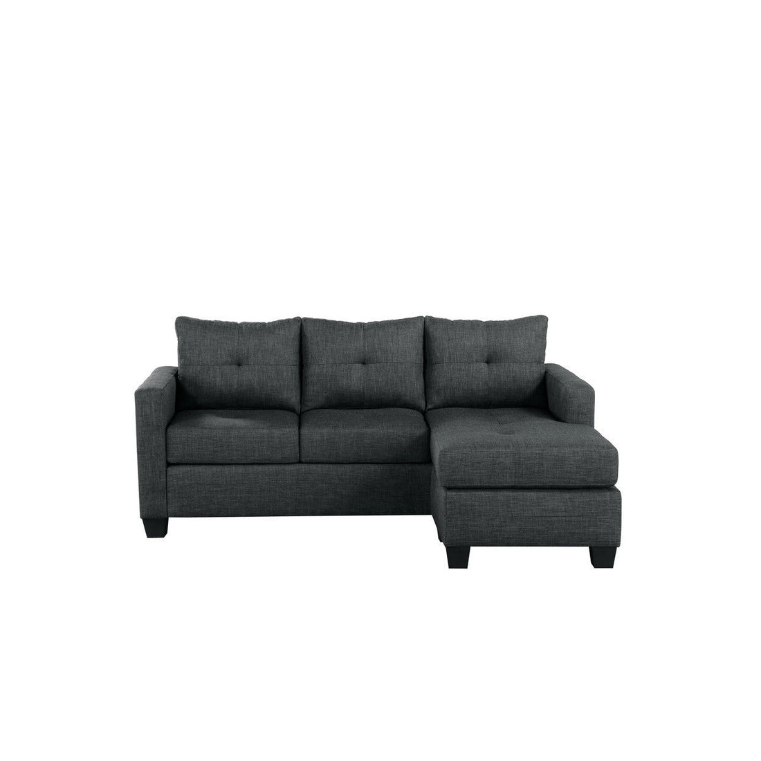 (2)2-Piece Reversible Sofa Chaise with Ottoman 9789DG*2OT