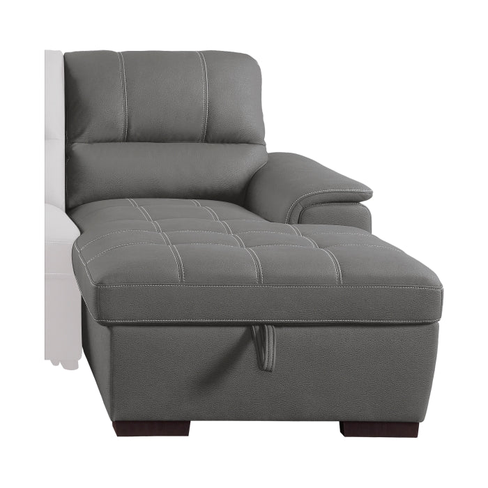 Homelegance (2/2)Right Side Chaise with Hidden Storage