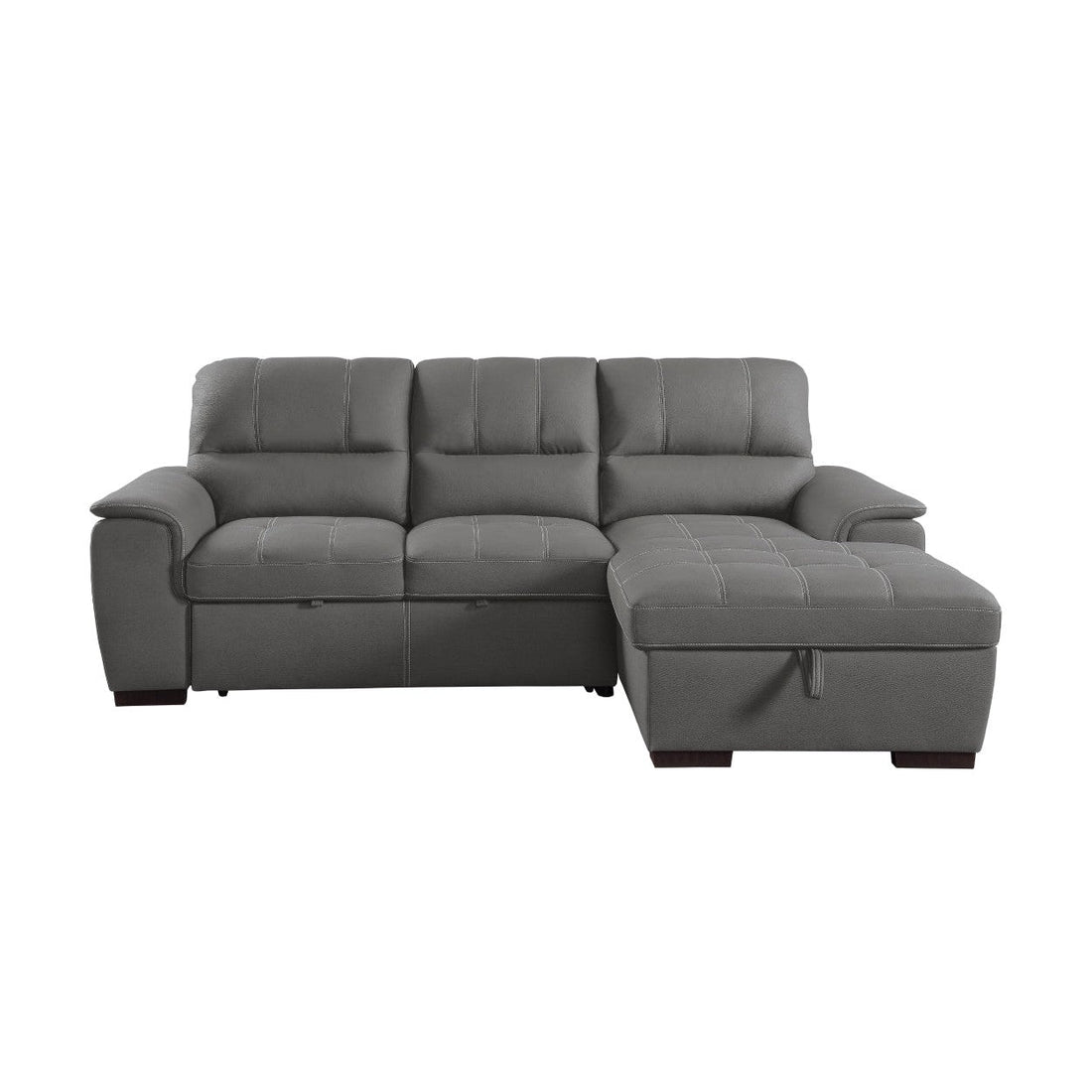 2PC SET: SECTIONAL 9858GY*SC