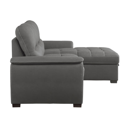 Homelegance (2/2)Right Side Chaise with Hidden Storage