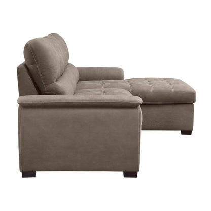 Homelegance (2/2)Right Side Chaise with Hidden Storage