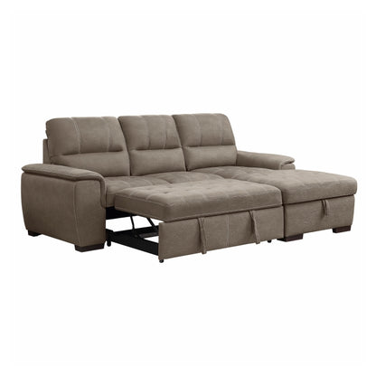 Homelegance (2/2)Right Side Chaise with Hidden Storage