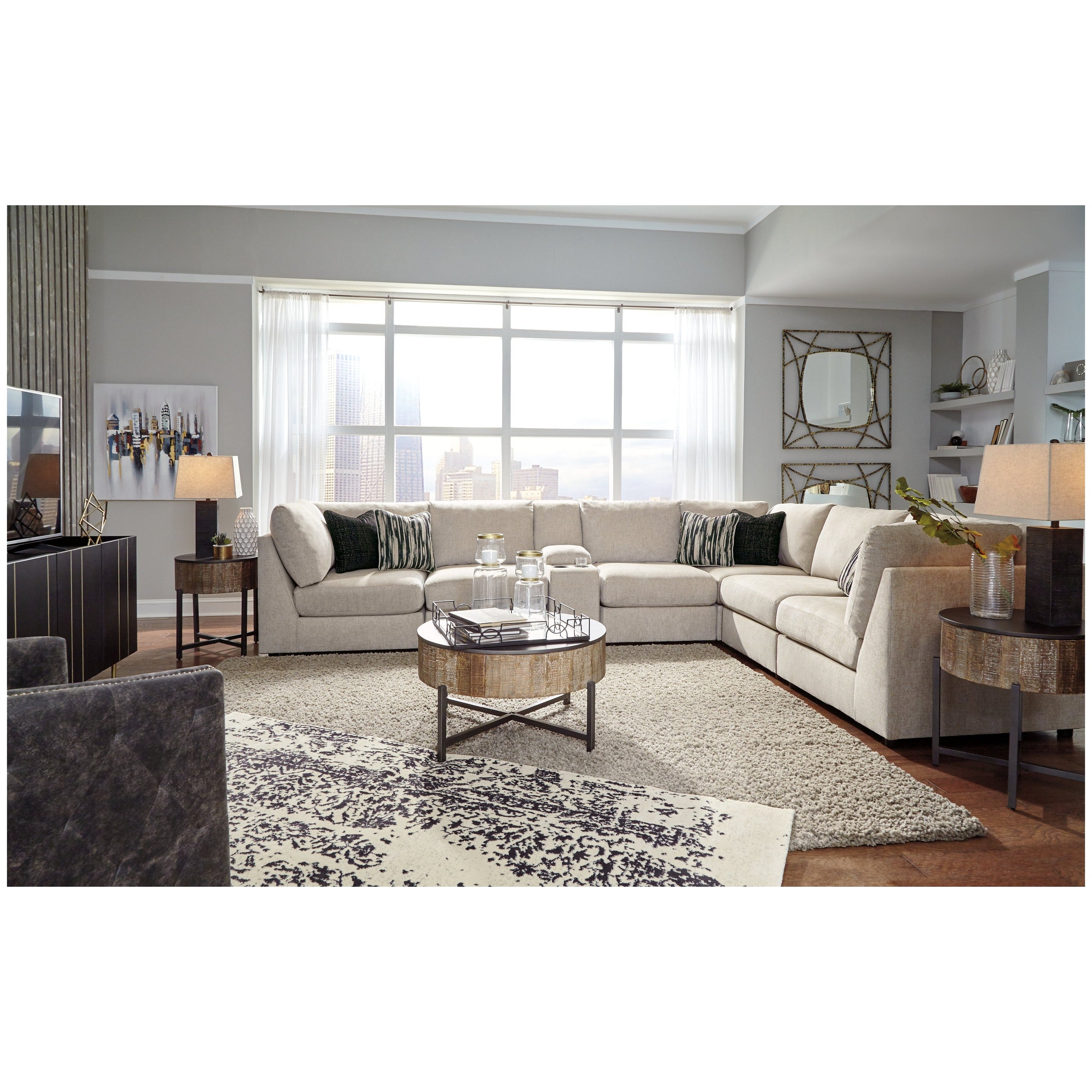 Kellway 7-Piece Sectional Ash-98707S5
