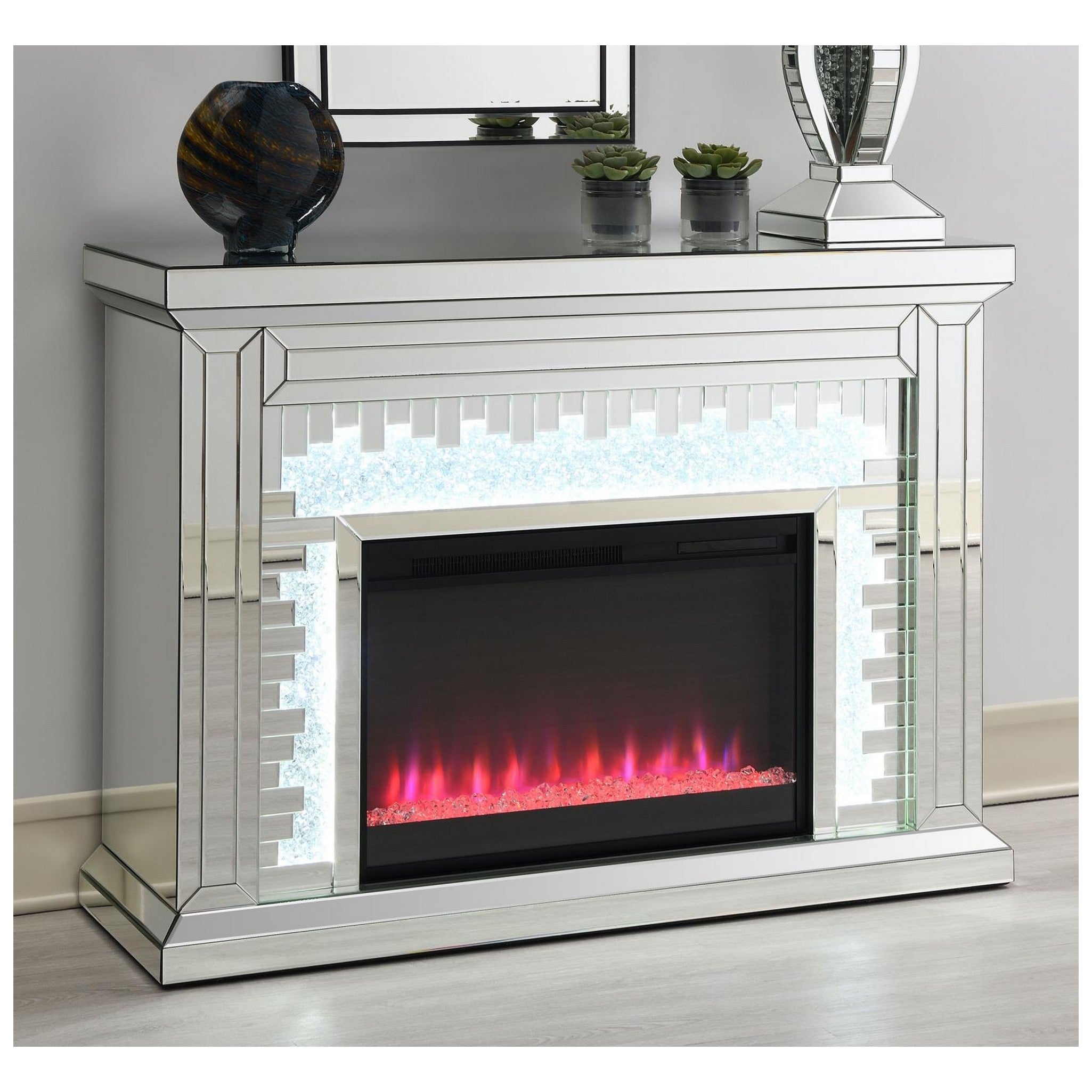 Gilmore Rectangular Freestanding Fireplace Mirror 991048