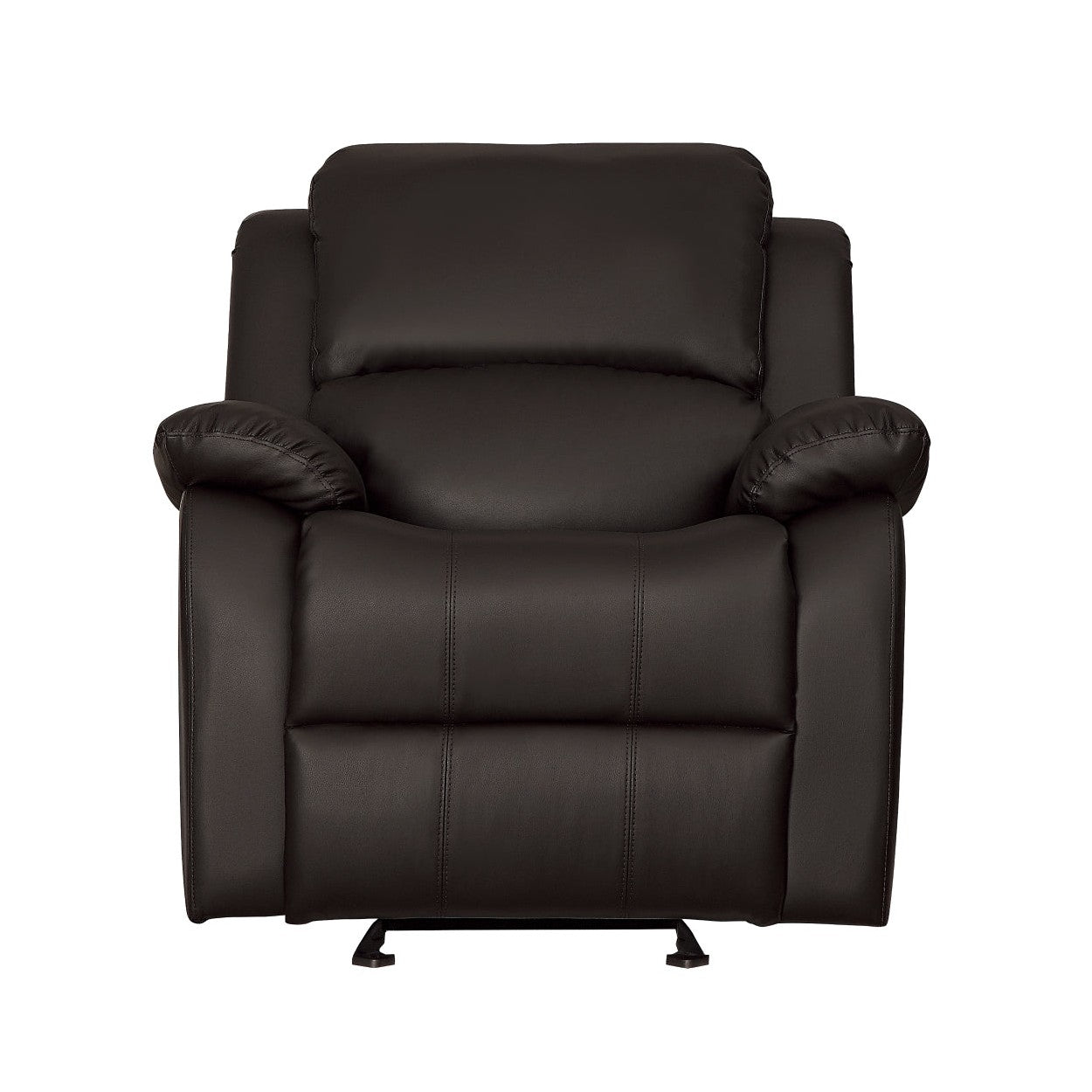 GLDR RCLNR CHAIR, DARK BROWN P/U 9928DBR-1