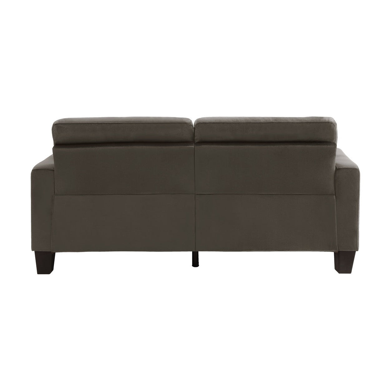 SOFA, 2 PILLOWS, CHOCOLATE 100% POLYESTER 9957CH-3