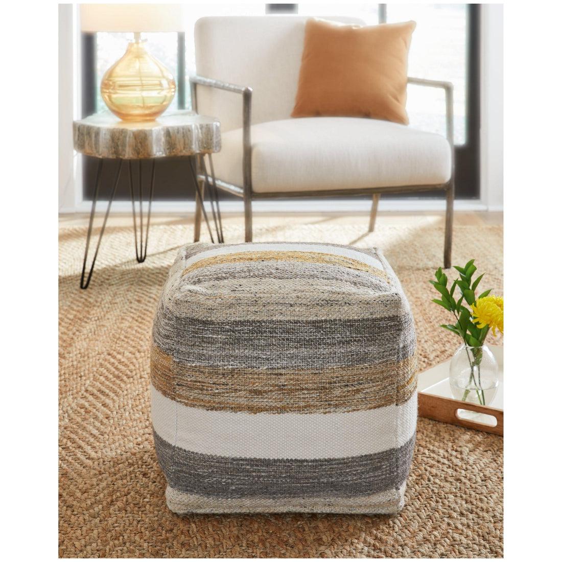 Josalind Pouf Ash-A1000935