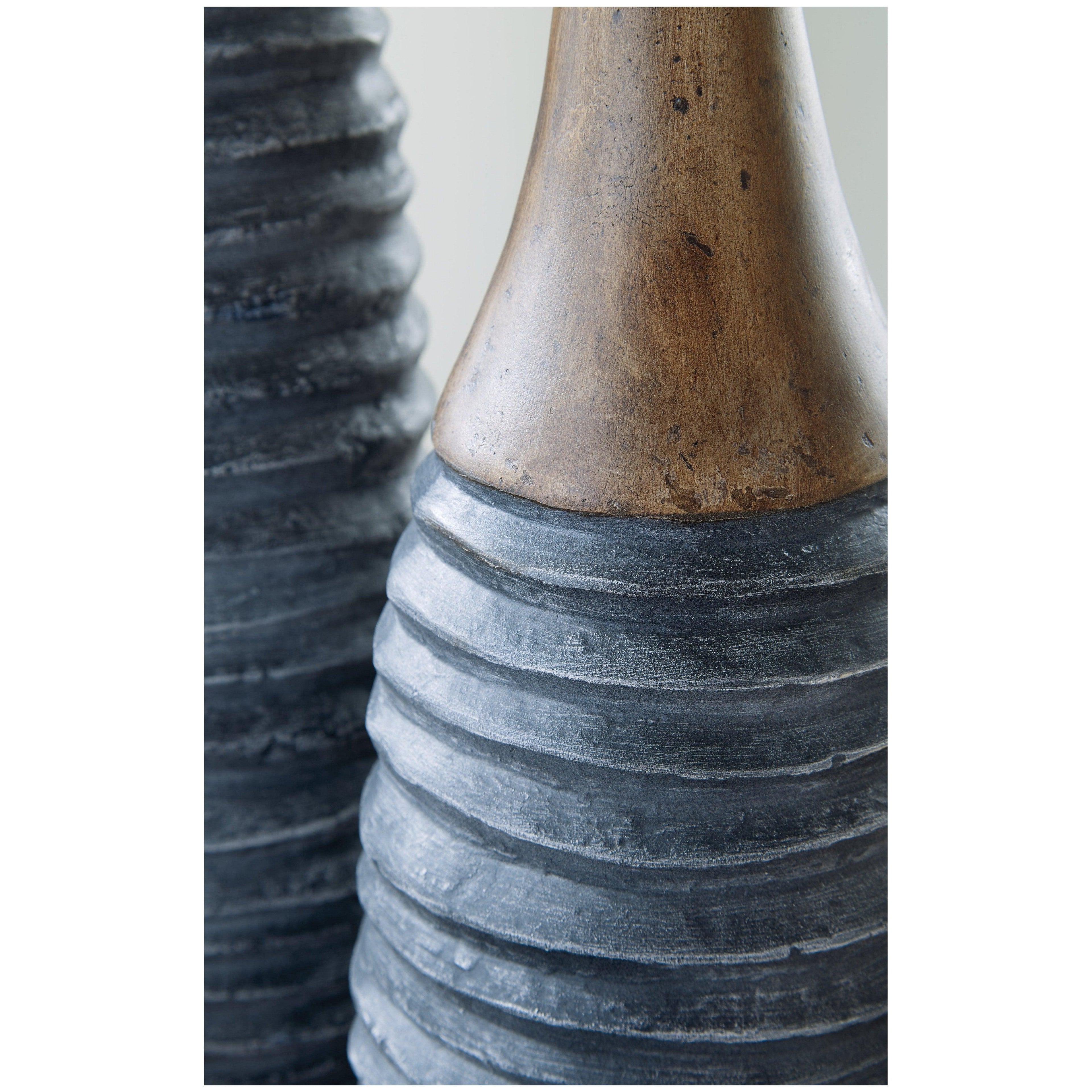 BLAYZE Vase (Set of 2) Ash-A2000388