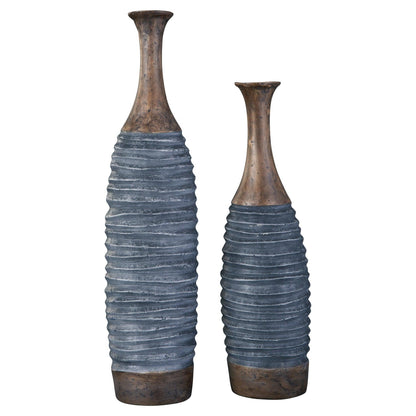 BLAYZE Vase (Set of 2) Ash-A2000388