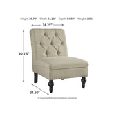 Degas Accent Chair Ash-A3000123