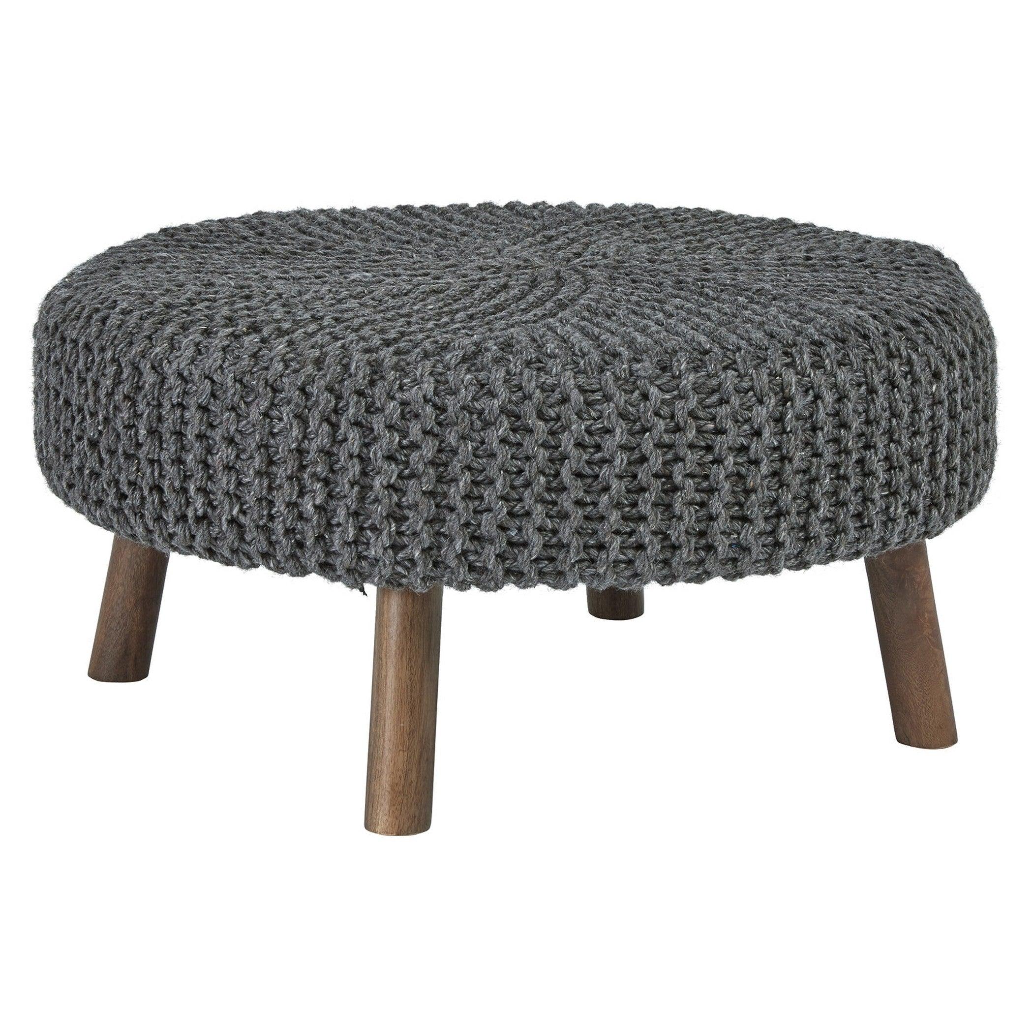 Jassmyn Oversized Accent Ottoman Ash-A3000216